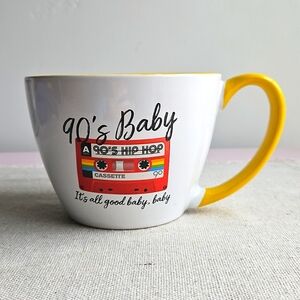 90's Baby Hip Hop Cassette "It's all good baby, baby" Extra Large Coffee Mug